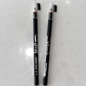 2 pc L.A. Colors Brow Pencil Bundle - Soft Black